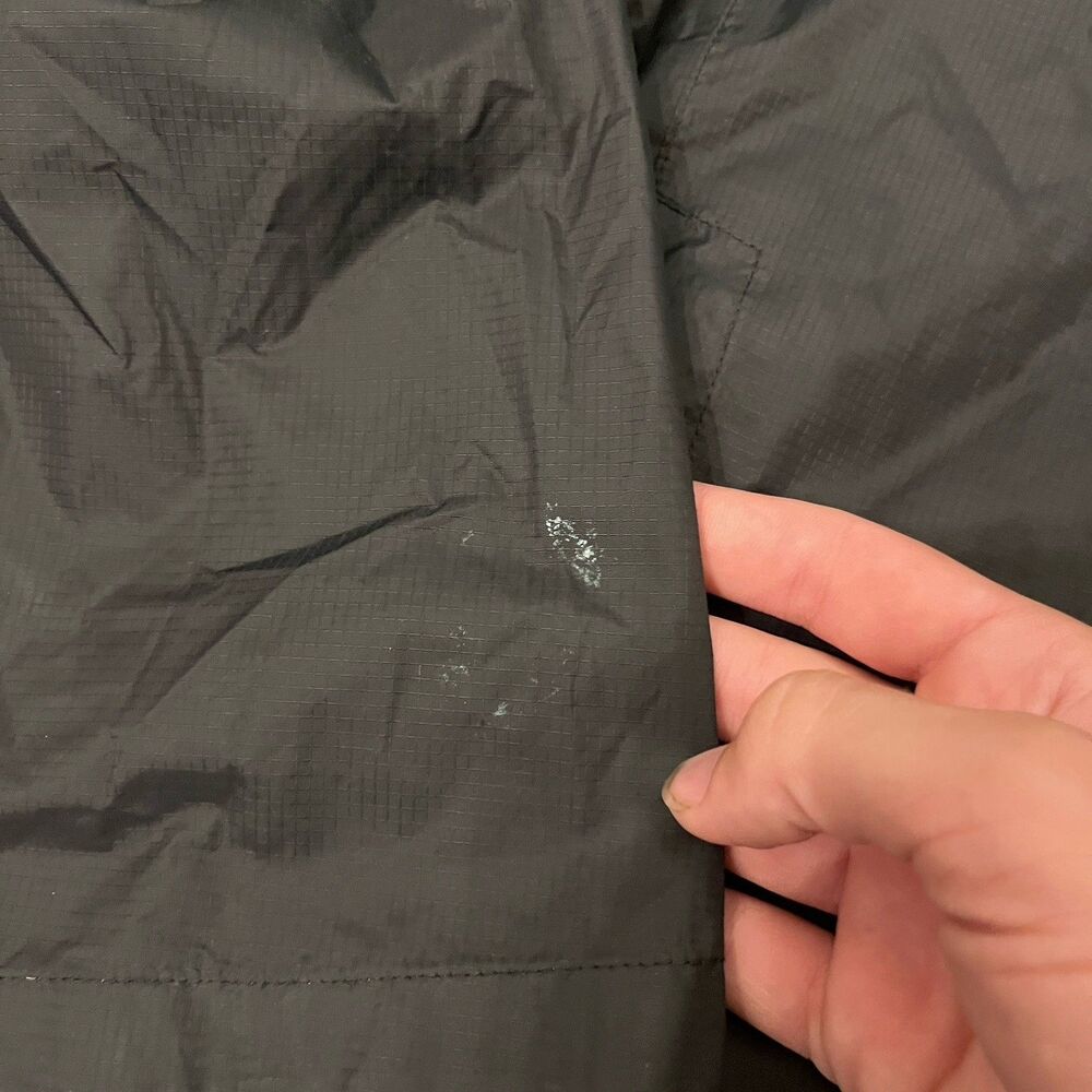 The North Face HyVent 2.5L Rain Jacket Black Hooded Waterproof Shell Men's XL - Picture 3 of 7